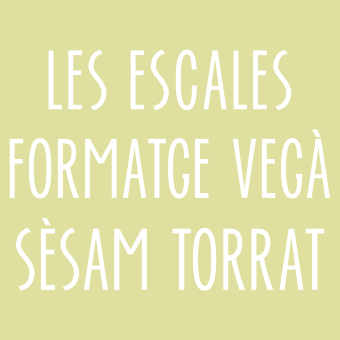 Formatge vegà Sèsam torrat